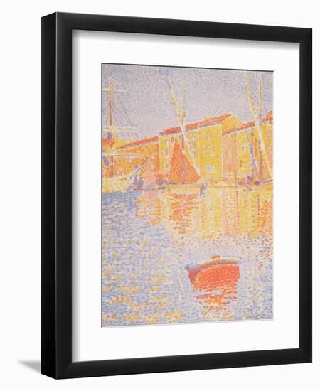 Buoy, Port of St. Tropez, 1894-Paul Signac-Framed Premium Giclee Print