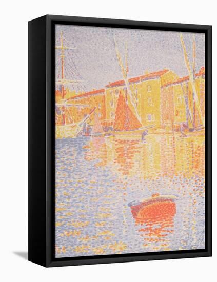 Buoy, Port of St. Tropez, 1894-Paul Signac-Framed Stretched Canvas