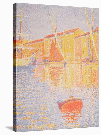 Buoy, Port of St. Tropez, 1894-Paul Signac-Stretched Canvas