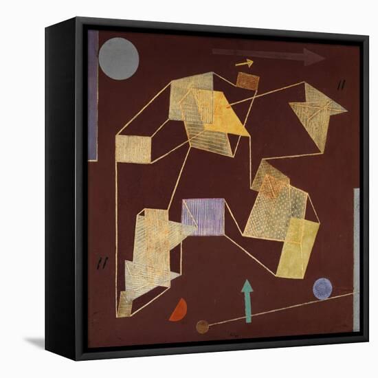 Buoyancy and Displacement (Soaring)-Paul Klee-Framed Stretched Canvas