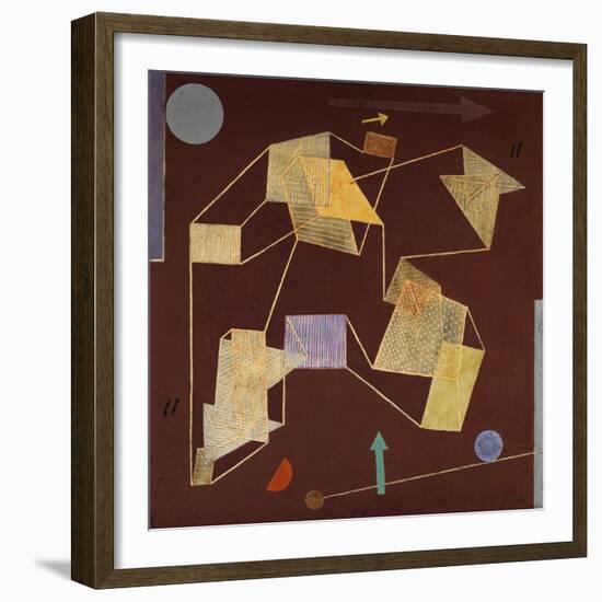Buoyancy and Displacement (Soaring)-Paul Klee-Framed Giclee Print