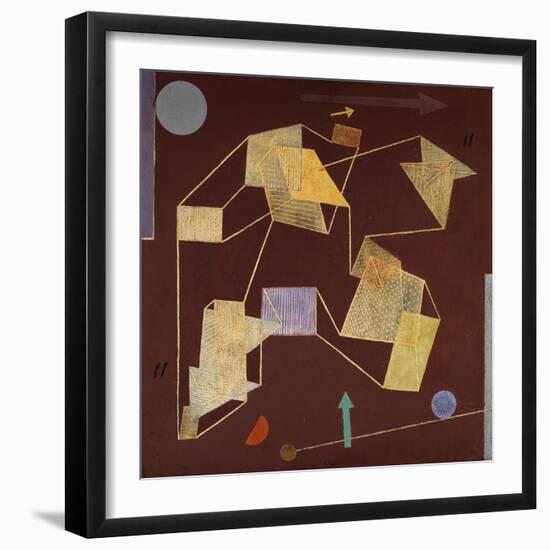 Buoyancy and Displacement (Soaring)-Paul Klee-Framed Giclee Print
