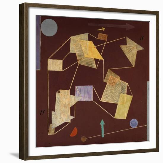 Buoyancy and Displacement (Soaring)-Paul Klee-Framed Giclee Print