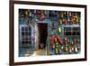 Buoys on an Old Shed at Bass Harbor, Bernard, Maine, USA-Joanne Wells-Framed Photographic Print