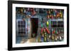 Buoys on an Old Shed at Bass Harbor, Bernard, Maine, USA-Joanne Wells-Framed Photographic Print