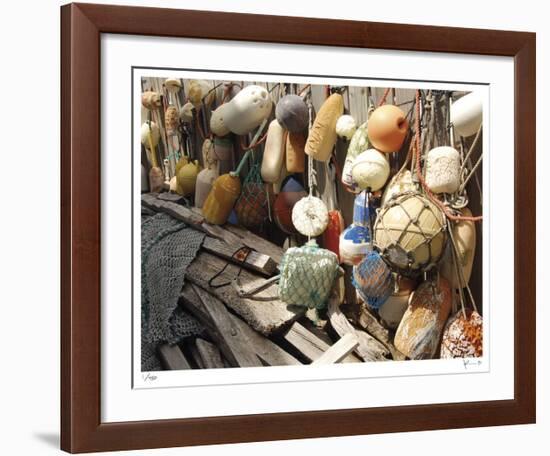 Buoys Spanishwells-John Gynell-Framed Giclee Print