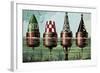 Buoys-Escott-Framed Giclee Print