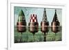 Buoys-Escott-Framed Giclee Print