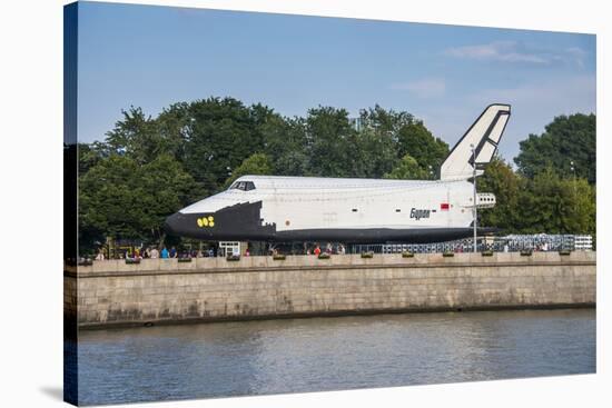 Buran Space Shuttle Test Vehicle in the Gorky Park on the Moscow River, Moscow, Russia, Europe-Michael Runkel-Stretched Canvas