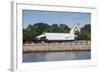 Buran Space Shuttle Test Vehicle in the Gorky Park on the Moscow River, Moscow, Russia, Europe-Michael Runkel-Framed Photographic Print