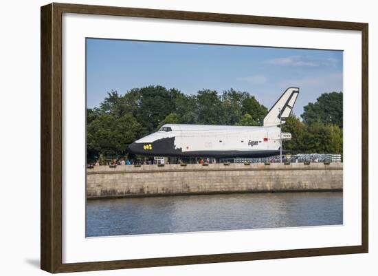 Buran Space Shuttle Test Vehicle in the Gorky Park on the Moscow River, Moscow, Russia, Europe-Michael Runkel-Framed Photographic Print