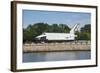 Buran Space Shuttle Test Vehicle in the Gorky Park on the Moscow River, Moscow, Russia, Europe-Michael Runkel-Framed Photographic Print