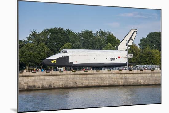 Buran Space Shuttle Test Vehicle in the Gorky Park on the Moscow River, Moscow, Russia, Europe-Michael Runkel-Mounted Photographic Print