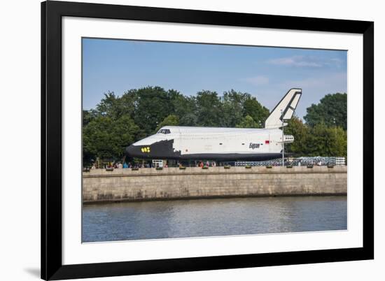 Buran Space Shuttle Test Vehicle in the Gorky Park on the Moscow River, Moscow, Russia, Europe-Michael Runkel-Framed Photographic Print