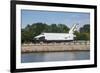 Buran Space Shuttle Test Vehicle in the Gorky Park on the Moscow River, Moscow, Russia, Europe-Michael Runkel-Framed Photographic Print