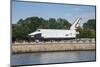 Buran Space Shuttle Test Vehicle in the Gorky Park on the Moscow River, Moscow, Russia, Europe-Michael Runkel-Mounted Photographic Print