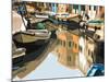 Burano Boats-Shelley Lake-Mounted Art Print