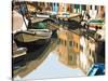 Burano Boats-Shelley Lake-Stretched Canvas