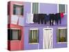 Burano Island, Venice, Veneto, Italy, Europe-Richard Cummins-Stretched Canvas