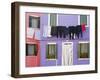 Burano Island, Venice, Veneto, Italy, Europe-Richard Cummins-Framed Photographic Print