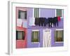 Burano Island, Venice, Veneto, Italy, Europe-Richard Cummins-Framed Photographic Print