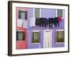 Burano Island, Venice, Veneto, Italy, Europe-Richard Cummins-Framed Photographic Print