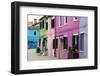 Burano Island, Venice, Veneto, Italy.-Nico Tondini-Framed Photographic Print