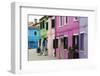 Burano Island, Venice, Veneto, Italy.-Nico Tondini-Framed Photographic Print