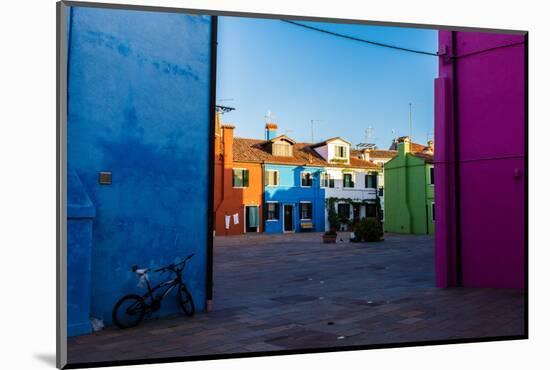 Burano, Venice, Italy, Europe-Mark A Johnson-Mounted Photographic Print