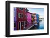 Burano, Venice, Italy, Europe-Mark A Johnson-Framed Photographic Print