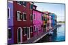 Burano, Venice, Italy, Europe-Mark A Johnson-Mounted Photographic Print