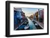 Burano, Venice, Italy, Europe-Mark A Johnson-Framed Photographic Print