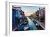 Burano, Venice, Italy, Europe-Mark A Johnson-Framed Photographic Print