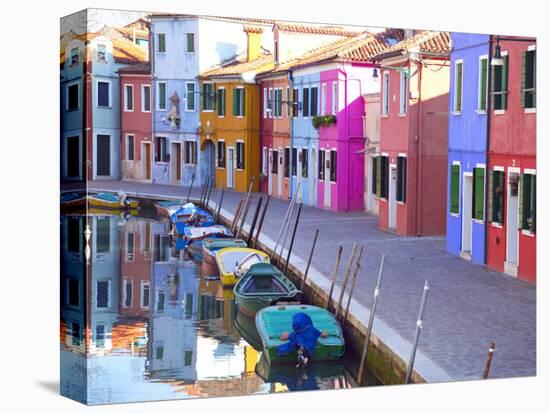 Burano, Venice, Italy-Alan Copson-Stretched Canvas