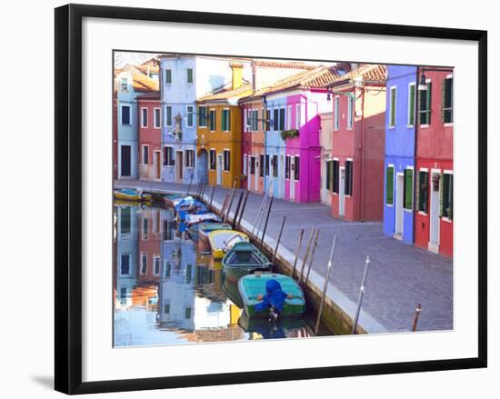 Burano, Venice, Italy-Alan Copson-Framed Photographic Print