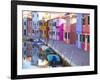 Burano, Venice, Italy-Alan Copson-Framed Photographic Print