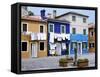 Burano, Venice, Veneto, Italy-Guy Thouvenin-Framed Stretched Canvas