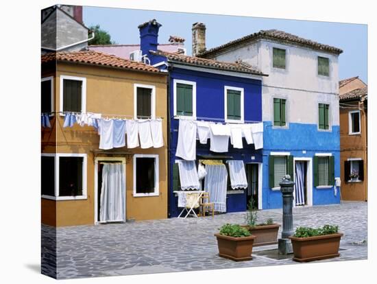 Burano, Venice, Veneto, Italy-Guy Thouvenin-Stretched Canvas