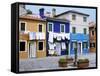 Burano, Venice, Veneto, Italy-Guy Thouvenin-Framed Stretched Canvas