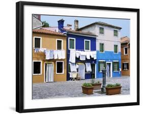 Burano, Venice, Veneto, Italy-Guy Thouvenin-Framed Photographic Print