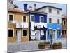 Burano, Venice, Veneto, Italy-Guy Thouvenin-Mounted Photographic Print