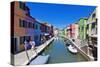 Burano, Venice-lachris77-Stretched Canvas