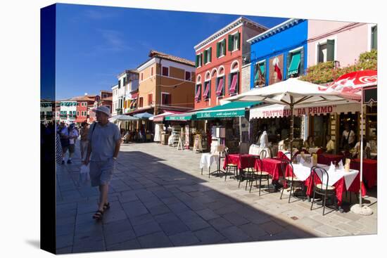 Burano, Venice-lachris77-Stretched Canvas
