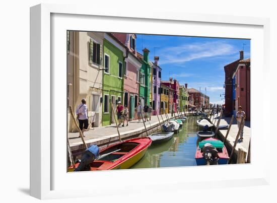 Burano, Venice-lachris77-Framed Photographic Print