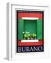 Burano Window, Italy 11-Anna Siena-Framed Giclee Print