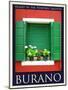 Burano Window, Italy 11-Anna Siena-Mounted Giclee Print