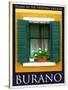 Burano Window, Italy 12-Anna Siena-Stretched Canvas