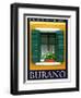 Burano Window, Italy 12-Anna Siena-Framed Giclee Print