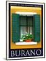 Burano Window, Italy 12-Anna Siena-Mounted Giclee Print