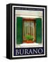 Burano Window, Italy 13-Anna Siena-Framed Stretched Canvas